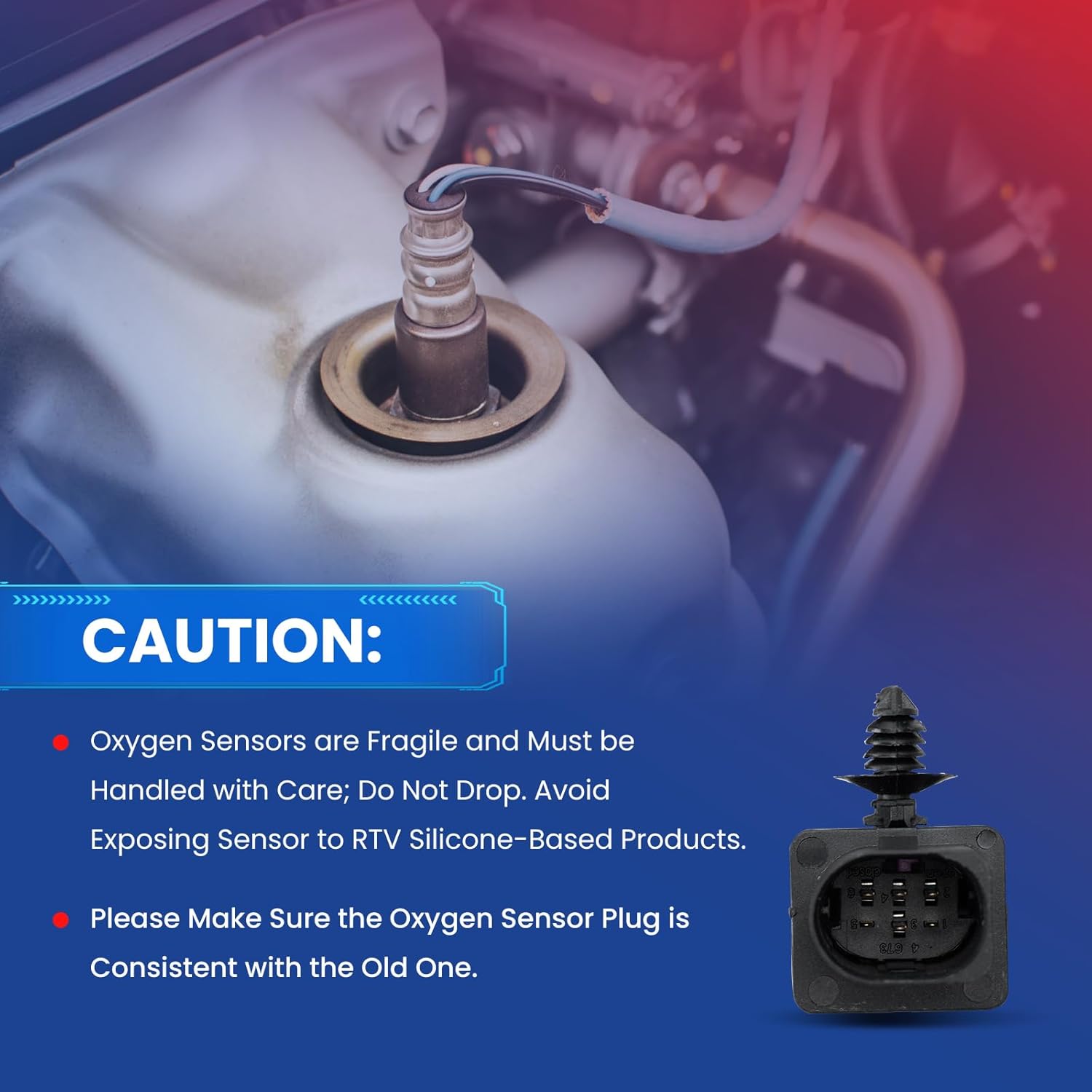 MOCA 234-5076 Upstream Oxygen Sensor Compatible with 11-16 for Ford F-150 3.5L & 14-17 for Ford Fiesta 1.0L & 15-19 for Transit-250 3.5L & 15-20 for Lincoln Navigator 3.5L