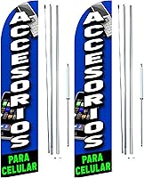 Vista 5 de OnPoint Wares Accesorios Para Celular Banderas - Paquete de 2 (accesorios no incluidos) S