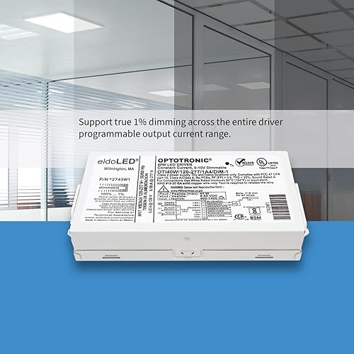 Miniatura 6 de Osram 57351 Optotronic 40W 120277V AC 5060Hz Corriente constante regulable compacto LED controlador OTi 40W120-2771A4 DIM-1