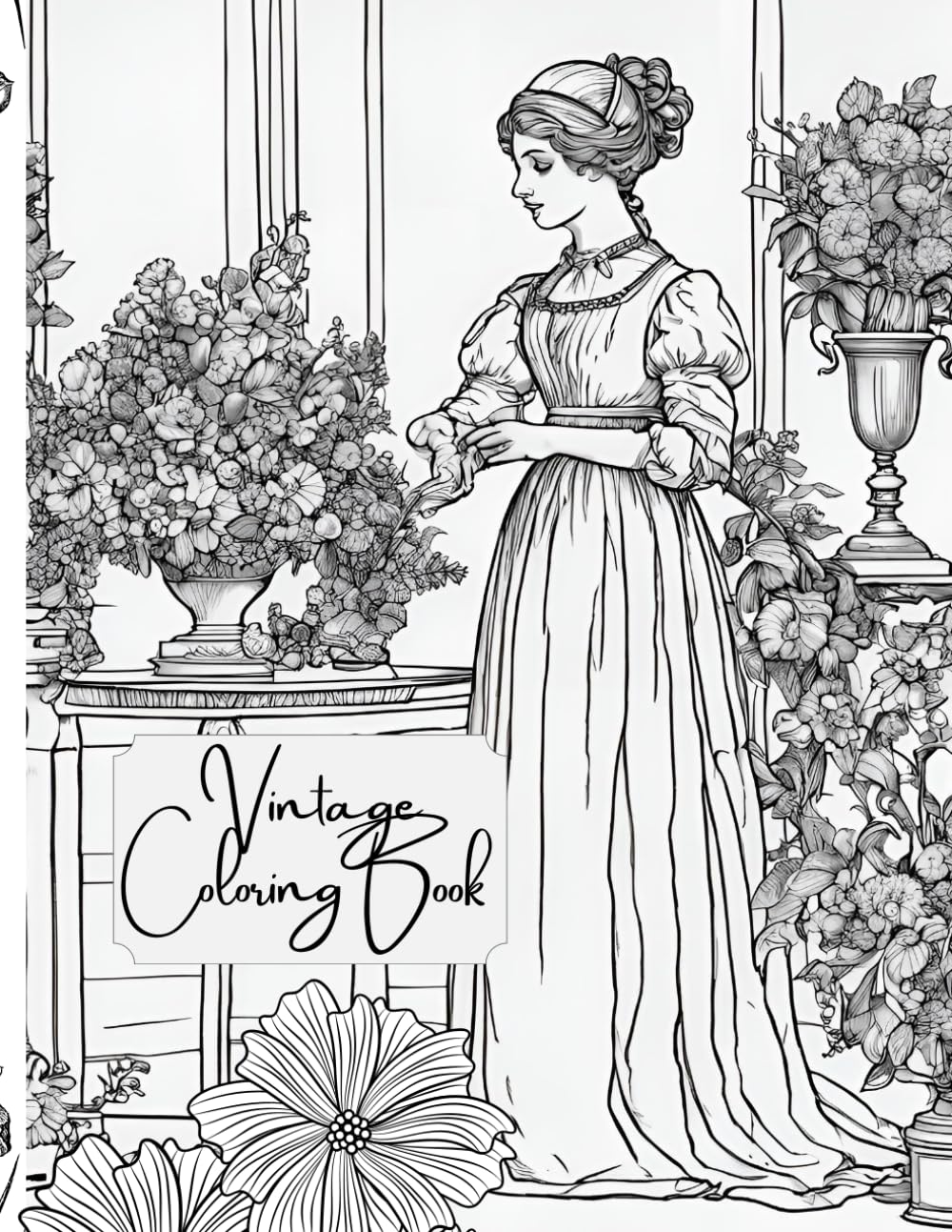 Vintage Scenes Adult Coloring Book - Timeless Elegance and Romance for Relaxation: Charming Designs Featuring Ladies with Parasols, Georgian ... Regency and Vintage Style Coloring Books)