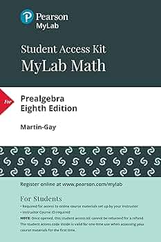 Prealgebra - MyLab Math with Pearson eText Access Code