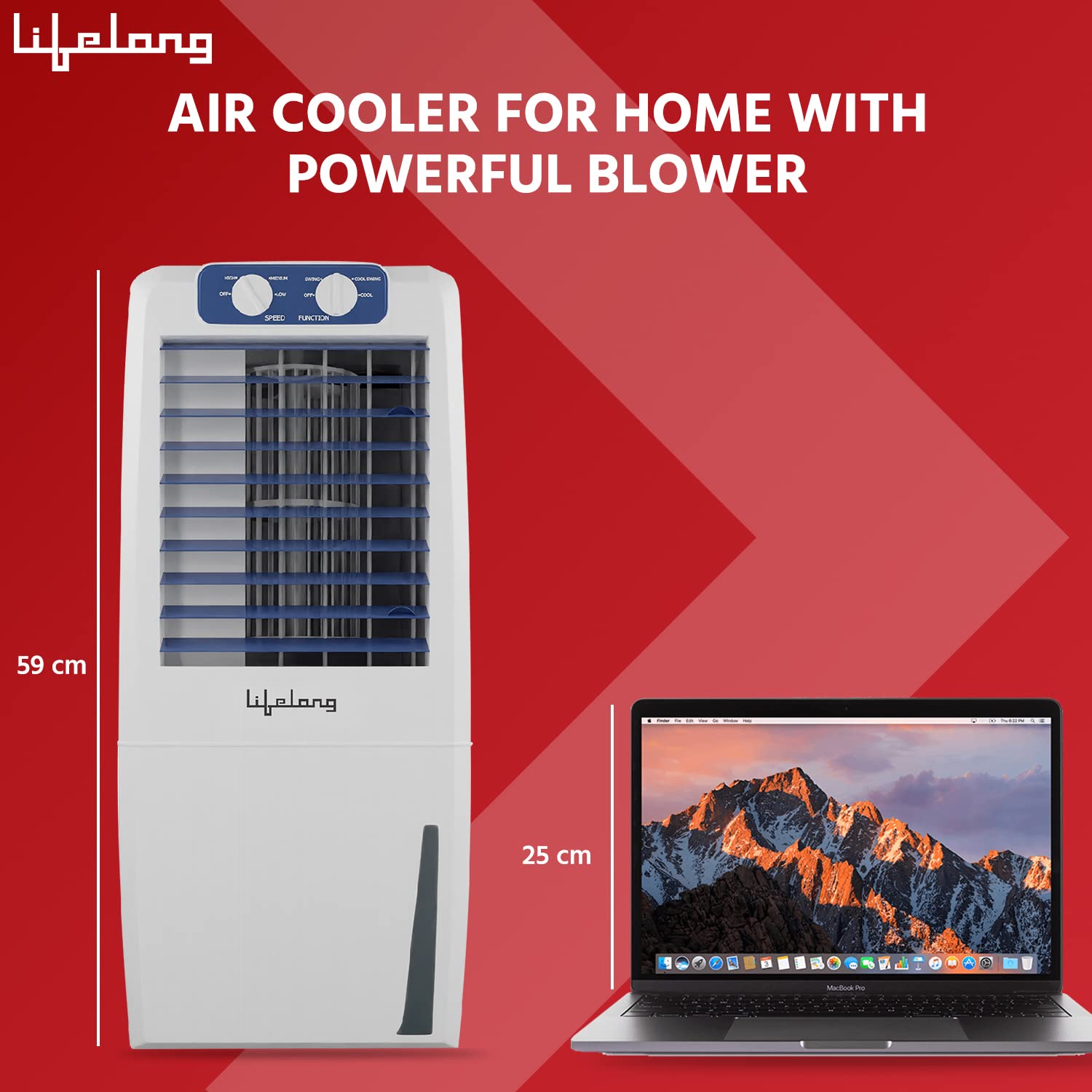 Buy Lifelong LLAC10 RegalCool Air Cooler 12L ; with Water Level