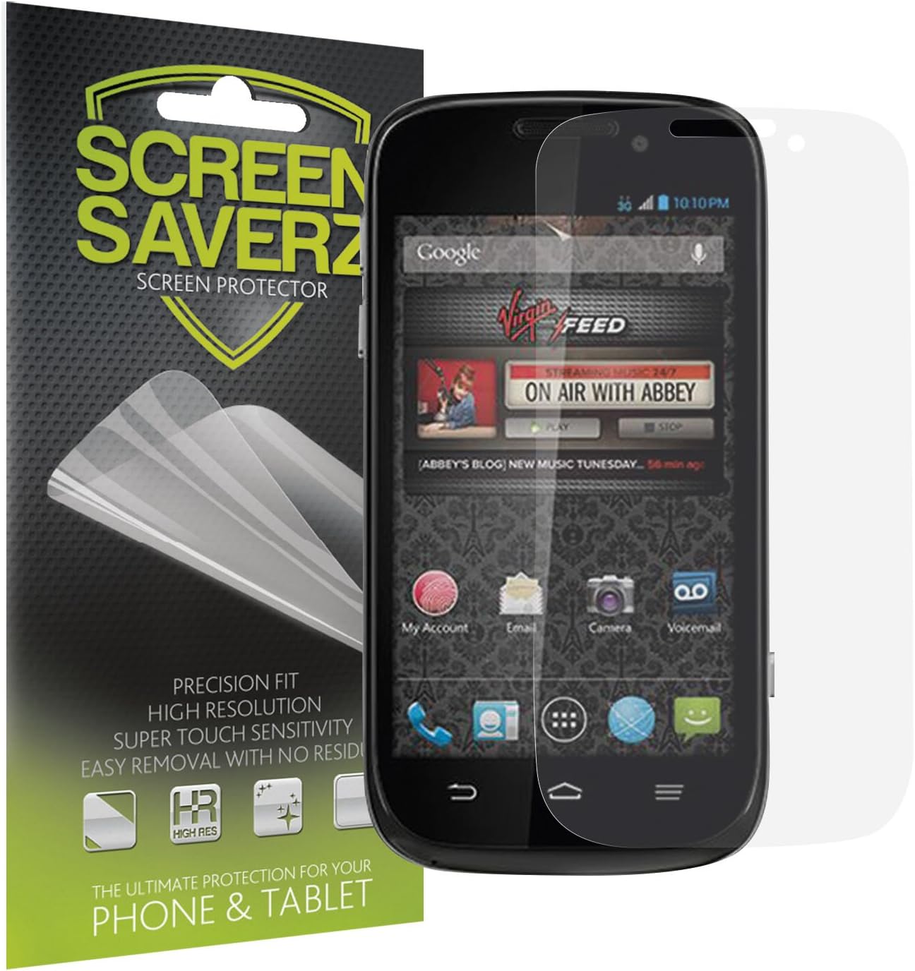 Screensaverz Anti-Glare Matte Screen Protector Shield for ZTE Awe Virgin Mobile [3-Pack] + Lifetime Replacement Warranty
