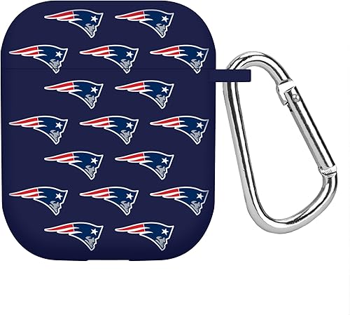GAME TIME New England Patriots HD - Funda compatible con Apple AirPods Generación 1 y 2 (repetición)