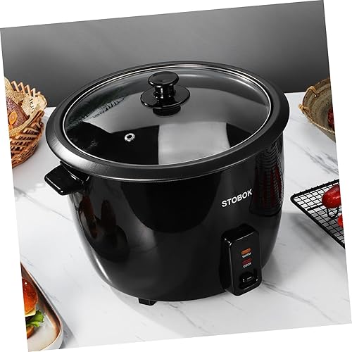 Miniatura 4 de Arrocera eléctrica multifuncional para guisos de papilla de arroz, electrodomésticos con enchufe de EE. UU. y función automática de mantener el