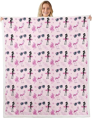 Miniatura 15 de Manta de cama con flores coloridas, manta de girasol, ligera, suave y acogedora, manta rústica de franela con temática de granja para sofá