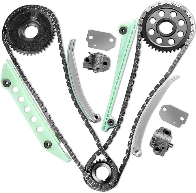 OCPTY Timing Chain Kit Gear Crank Sprocket Tensioners Guide