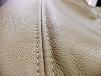 Vista 7 de 2002 a 07 para Ford F250 350 Lariat pasajero cubierta de asiento inferior cuero/vinilo TAN