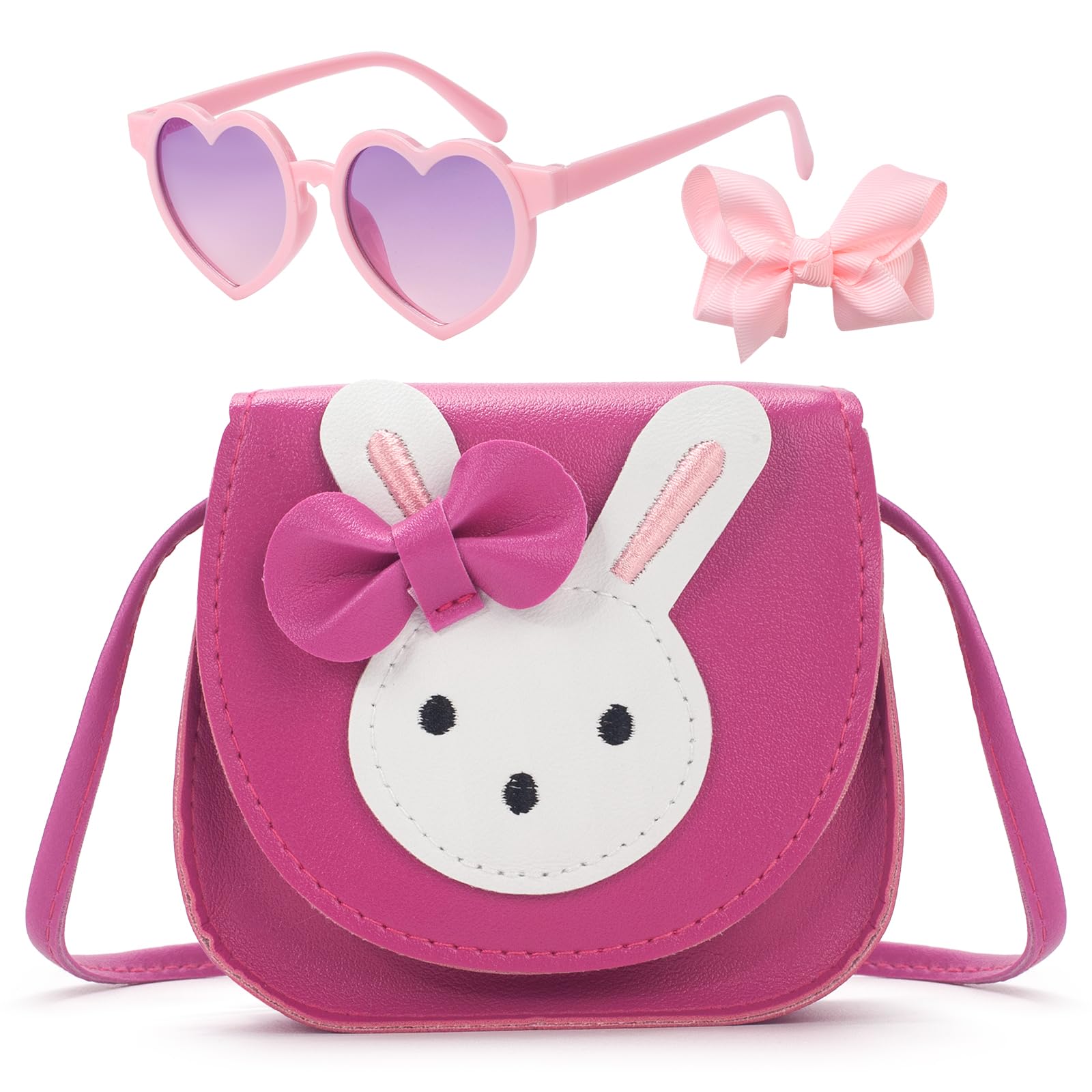LJCTULY Toddler Purse-Small Kids Purse, Girls Bunny Purse, Little Girl Purse-Birthday Gifts Purse for Girls