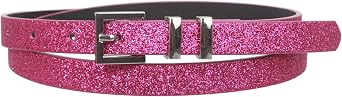Beltiscool Ladies 5/8" Glitter Dress Skinny Belt