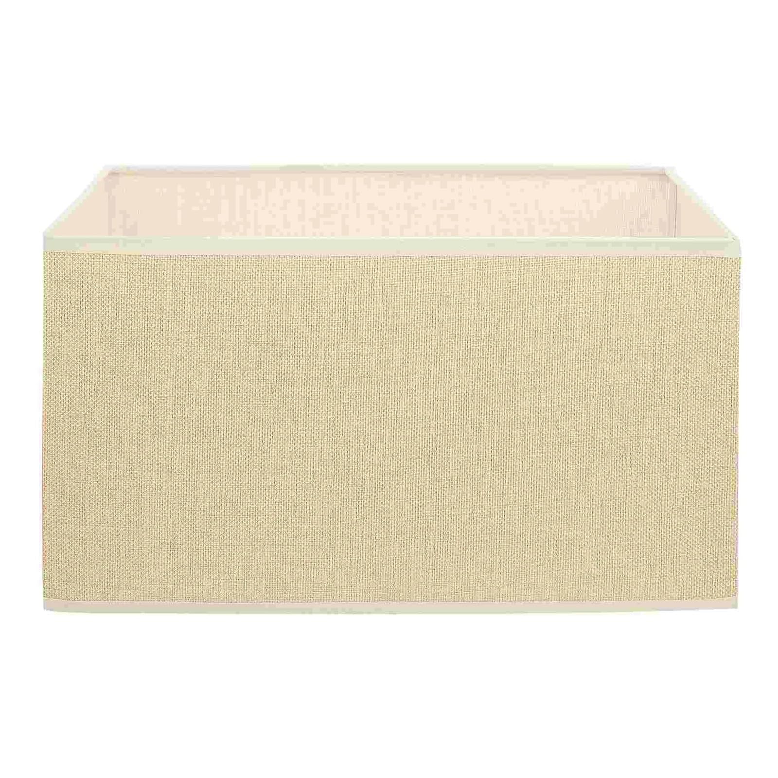 Luxemetals Light Yellow Oval Linen Lampshade - Dustproof Cloth Light Cover For Desk Lamps(Light Yellow)