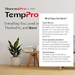 ThermoPro Indoor Outdoor Thermometer Wireless TP200B, Thermometer Indoor Outdoor with Temperature Sensor Up to 500FT, Outdoor Thermometers for Patio Garden Cellar Home Room