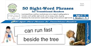 Essential Learning Products Sight Word Phrases for Transitional Readers 8 x 2 Inches