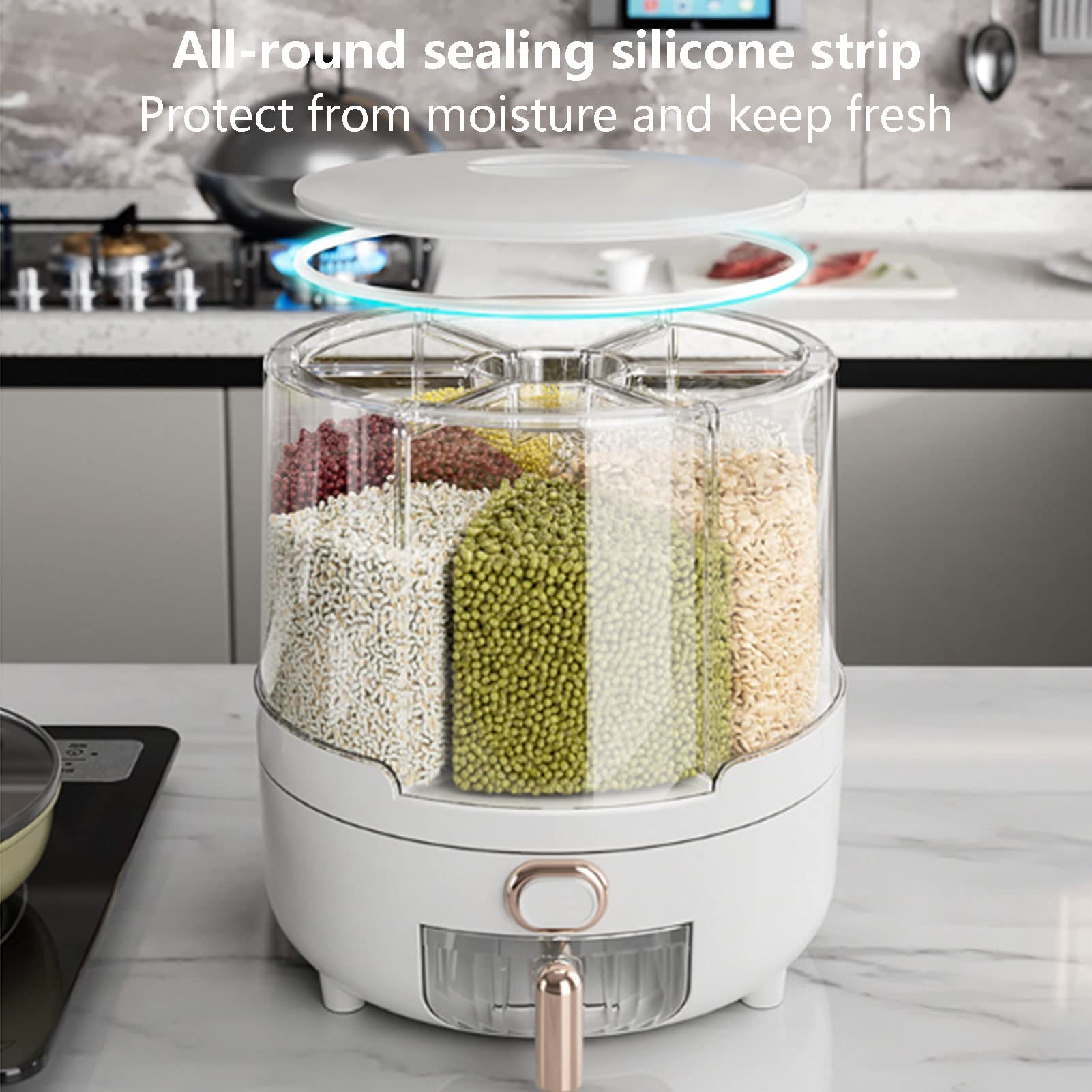 Relaxdays Portapane in Metallo, Coperchio Richiudibile, Scatola Vintage di Latta, Contenitore Porta Pane, Bianco | Leroy Merlin