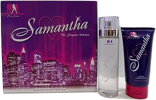 Samantha 2pc Perfume Gift Set For Women - 100ml Eau De Parfum Pour Femme & 200ml Luxury Body Lotion