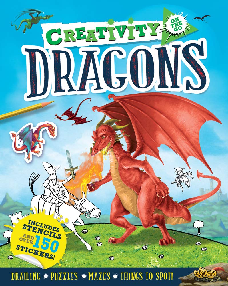 Creativity On the Go: Dragons: Drawings, Puzzles, Mazes and Things to Spot!