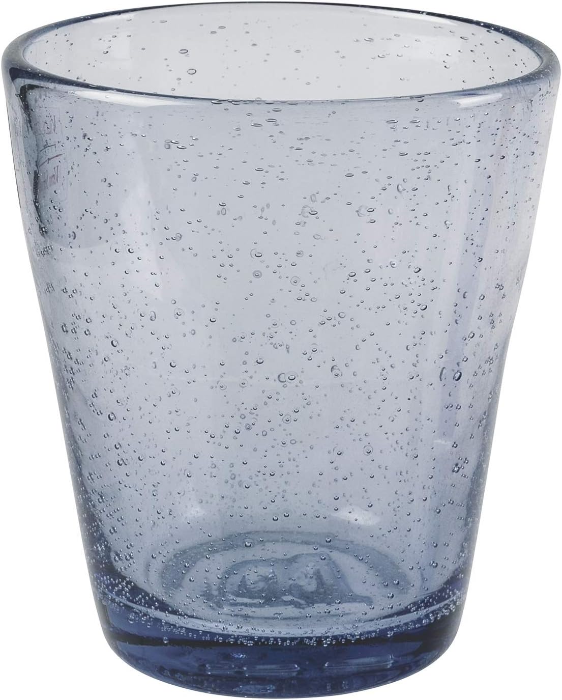 Villa d’Este Home Tivoli 5907746 Cancun/Marea Set of 6 Water 330 ml in Blown Glass Paste, Shades of Blue