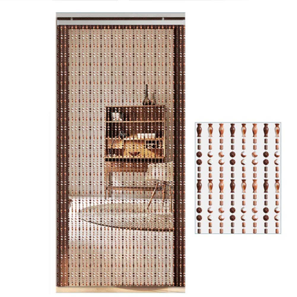 Rideaux de porte perlés pour séparer le salon de la cuisine style moderne 90cm