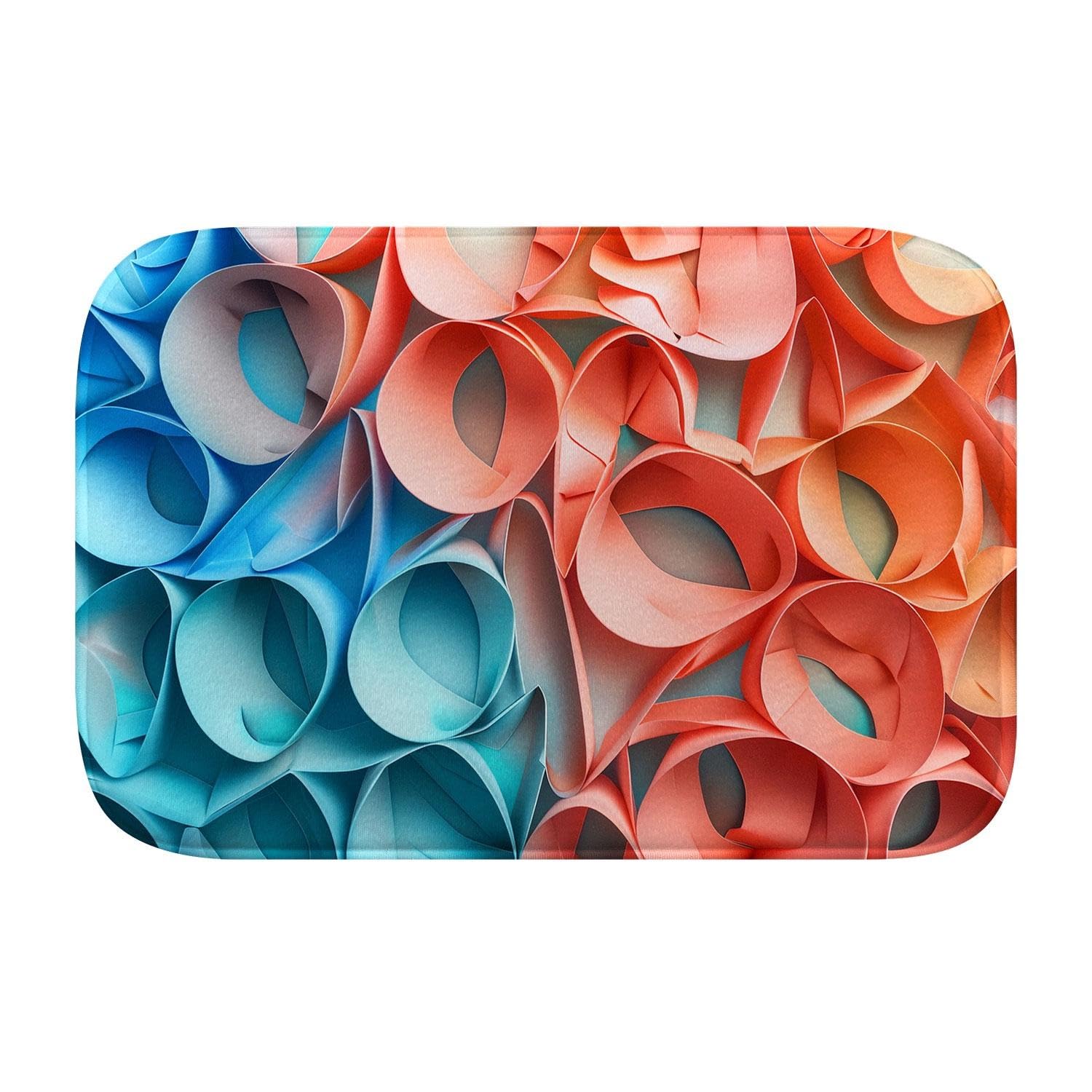 Tapis de bain lavable en machine grand format mousse mémoire