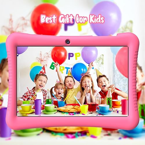 Miniatura 7 de MOOKIA Tableta para niños de 10 pulgadas Android 13 Tablet para niños 3-12 Quad Core 3+32GB Cámara dual GMS certificado WiFi Tablet control parental