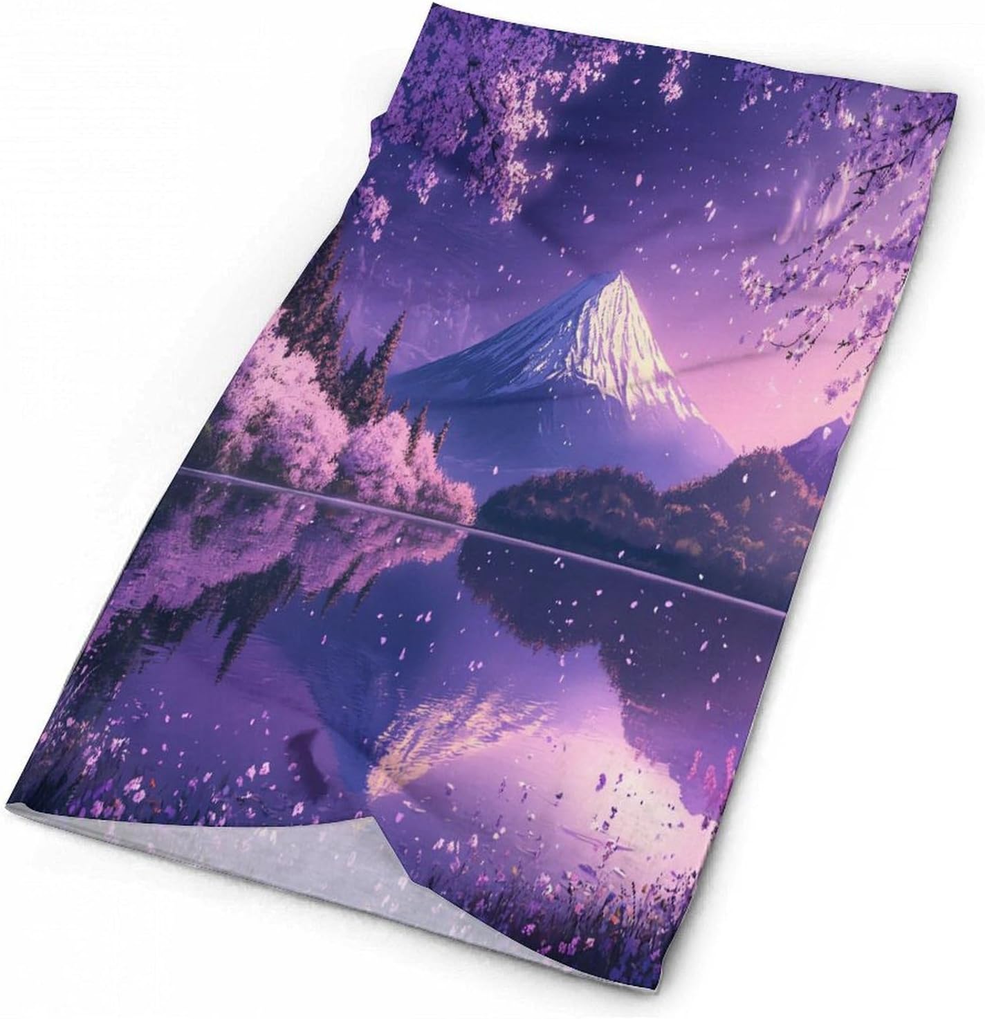Japan Mount Fuji Cherryes Face Cover Neck Gaiters for Men Women Sun Protection Mask Scarf Hiking Bandana