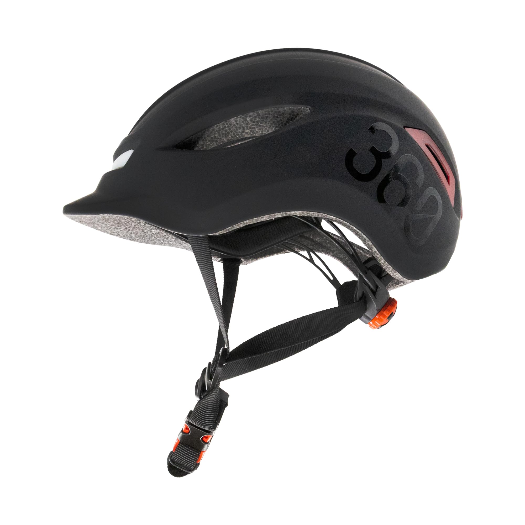 eWheel CP02 Casque avec clignotant Noir Taille unique pour trottinette électrique éclairage arrière ou avant pour améliorer la visibilité et la sécurité lors de la conduite nocturne