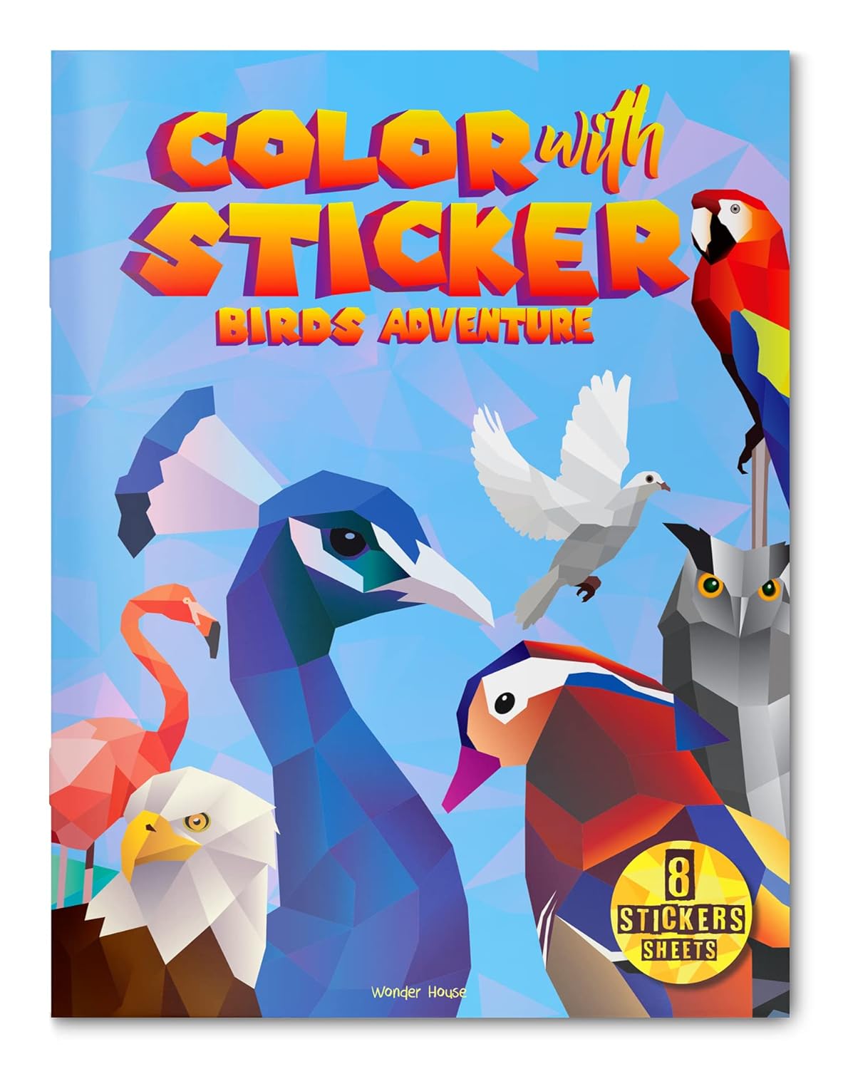 Color with Sticker – Birds Adventure