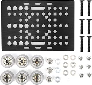 1515 Gantry Plate Gantry Plate with Pulley Wheel for V Slot Aluminum CNC Engraving Machine V Type Building Board Pulley Set 3D Printer Accessories for Openbuilds