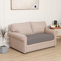 Vista 499 de Easy-Going Fundas Elásticas de 3 Piezas para Cojines de Sofá para Sofá Seccional Izquierdo/Derecho en Forma de L Chaise Lounge Funda de Asiento