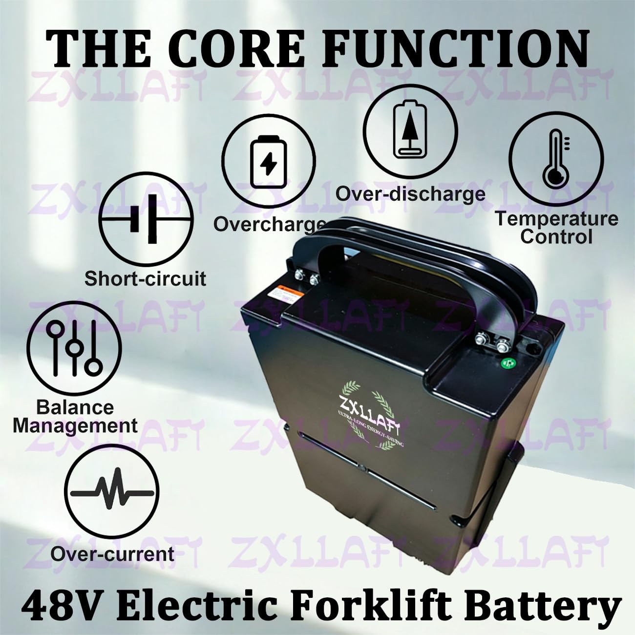 Elektrische Gabelstapler-Lithiumbatterie 48V 20Ah 30Ah Elektrohubwagen mit Batterie für EPL205Z Wiederaufladbare Batterien für MT16/20 Teleskoplader mit Griff