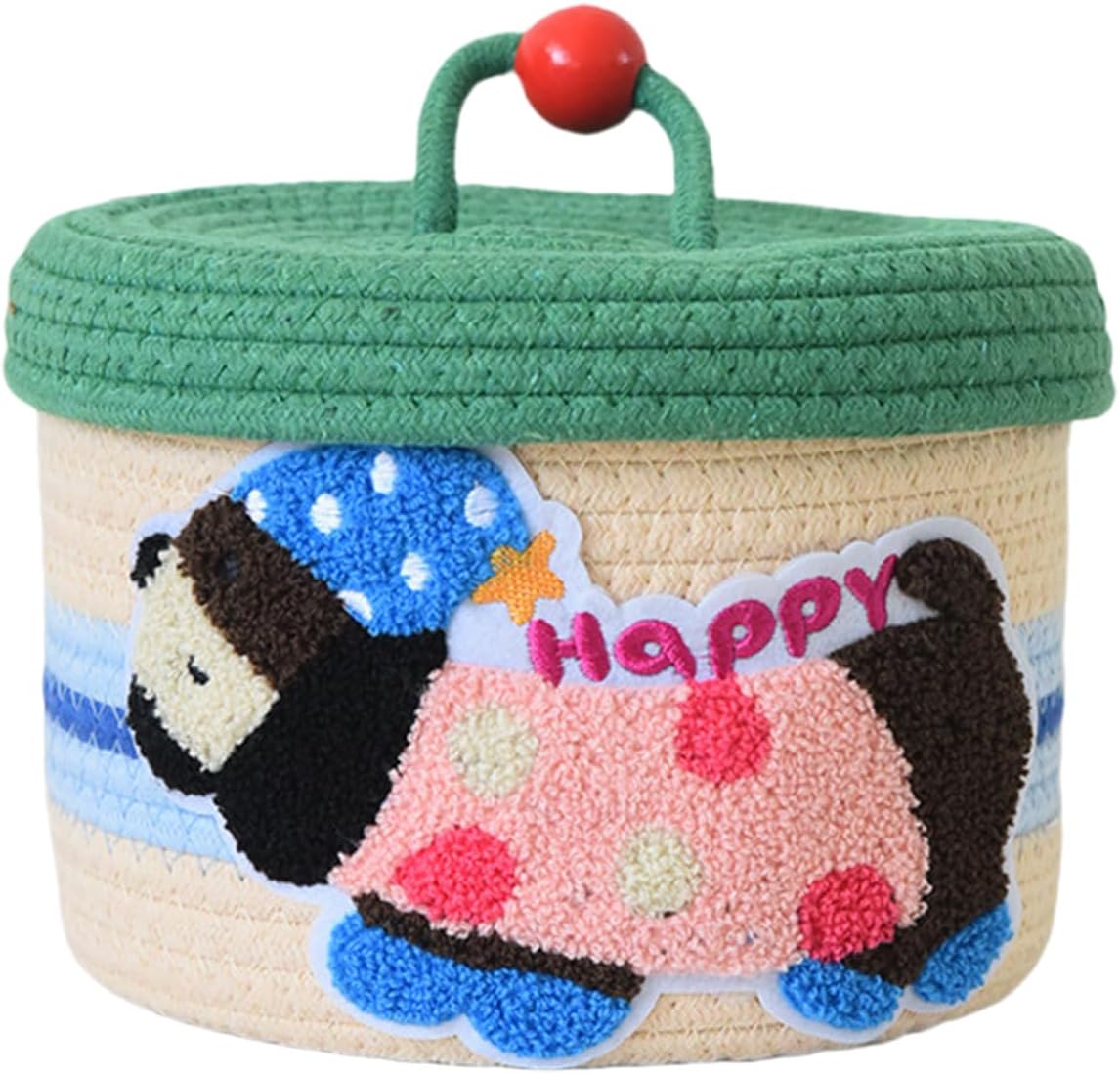 Playful Cartoon Cotton Storage Box Toy Organizers Portable Portable Container For School Supplies Home Decors S School Supply Organizers