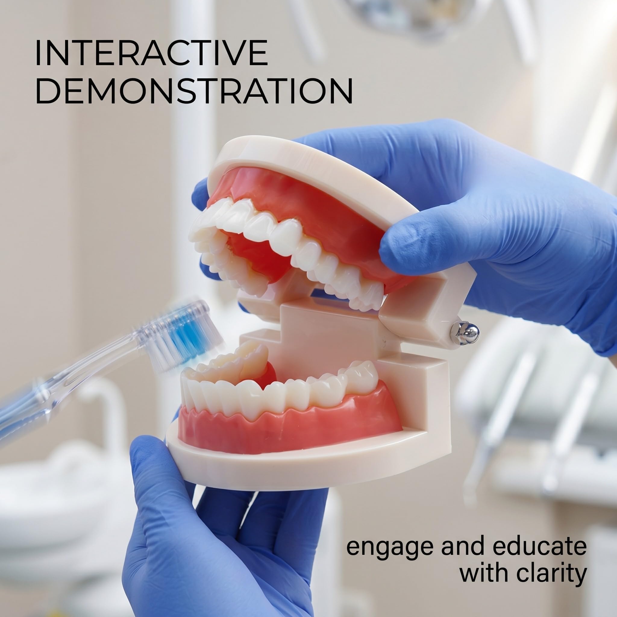 1 Pezzi Modello Di Denti Dentali Typodont, Materiale In Pvc Denti Di Ricambio Per Studi Dentistici, Studenti Di Odontoiatria