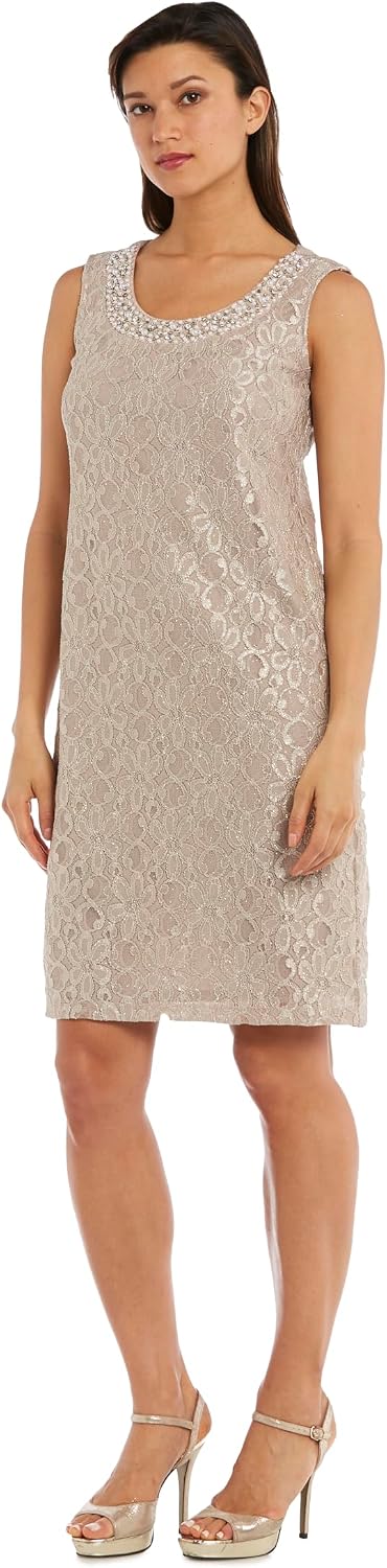 R&M Richards Women's Sparkling Nights Jacket Dress