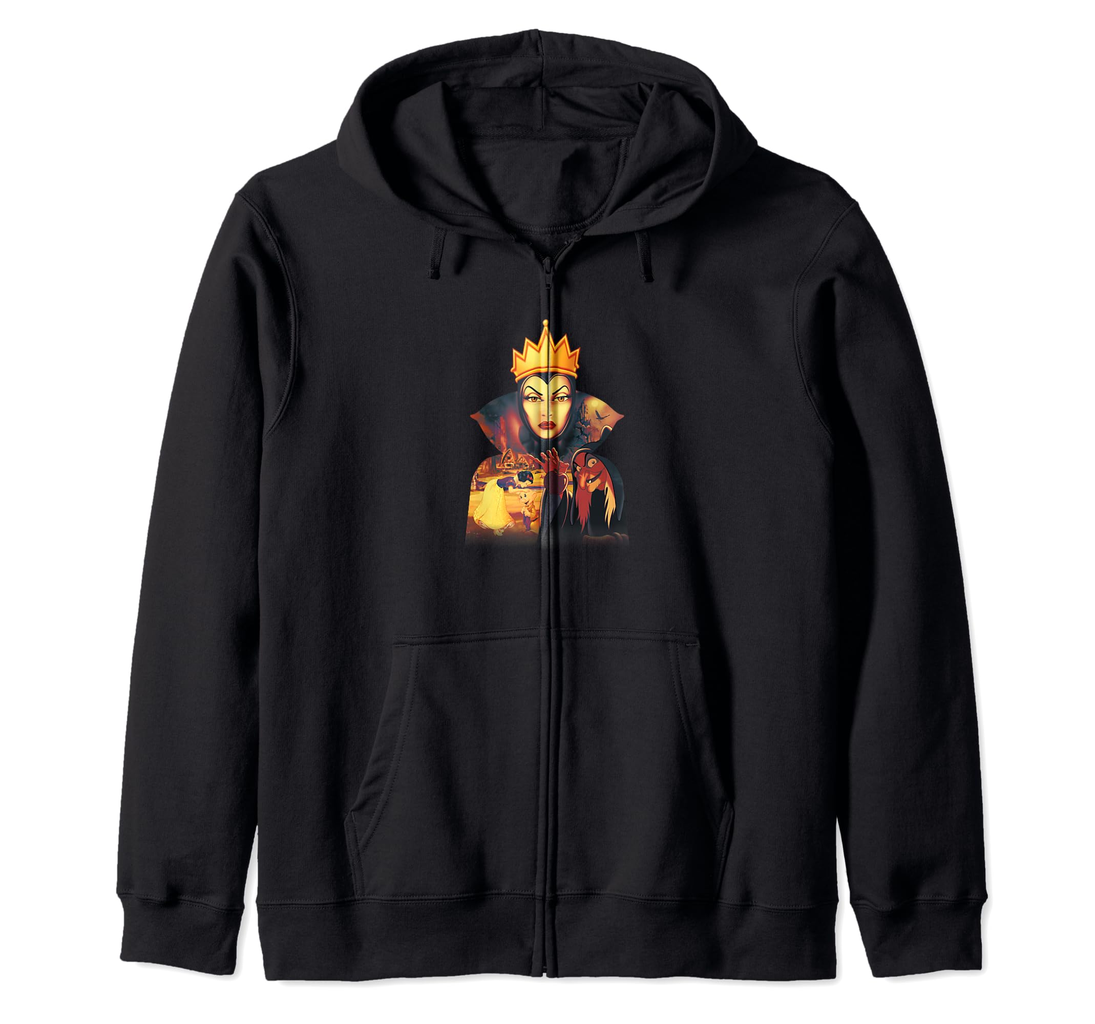Sweat Disney Blanche Neige noir avec motif Evil Queen Silhouette