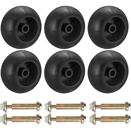 Lawn Mower Deck Wheels 6-Pack Fits Exmark, Toro More