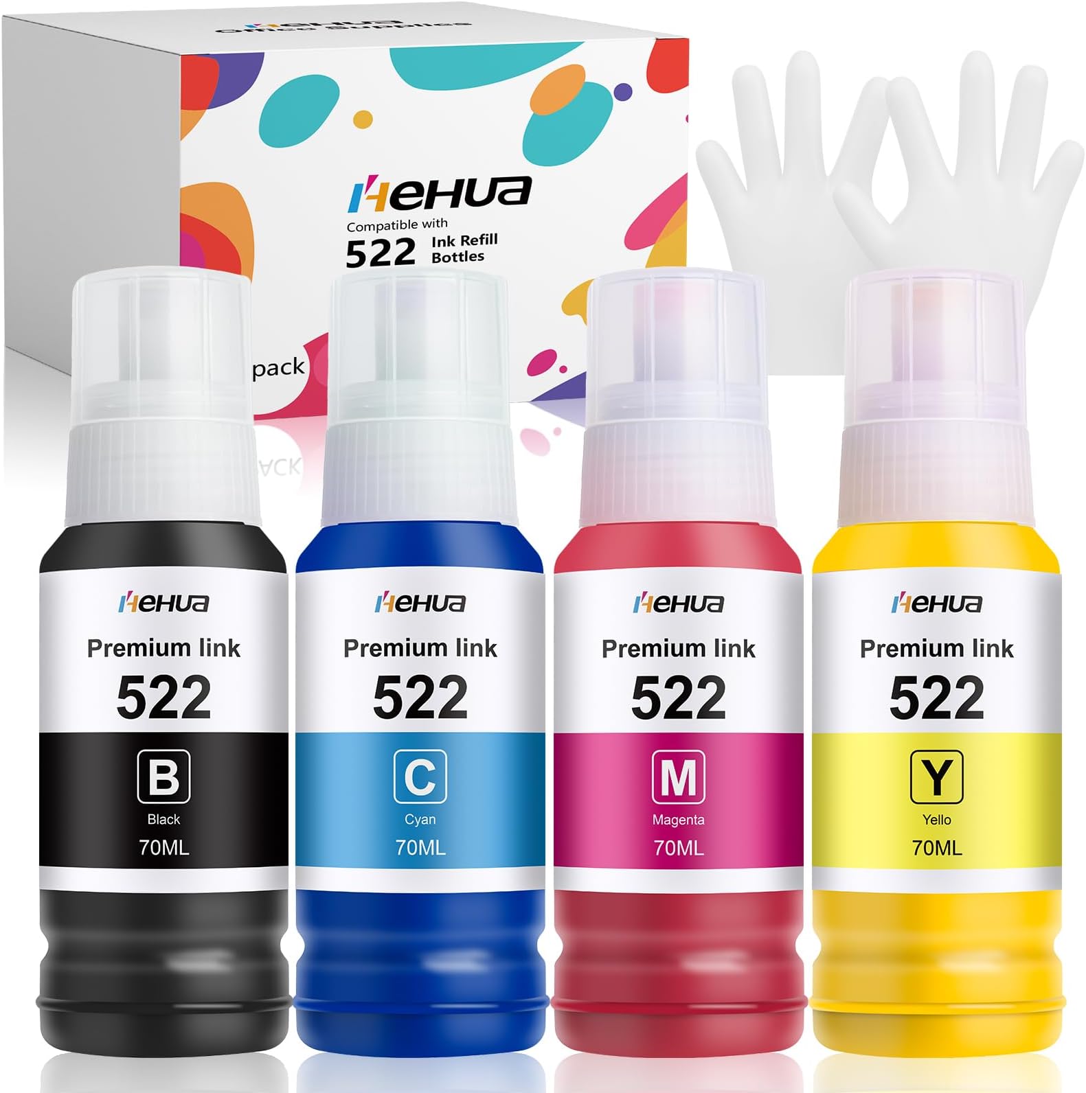 LAIPENG 522 T522 High Capacity Refill Ink Bottles (Not