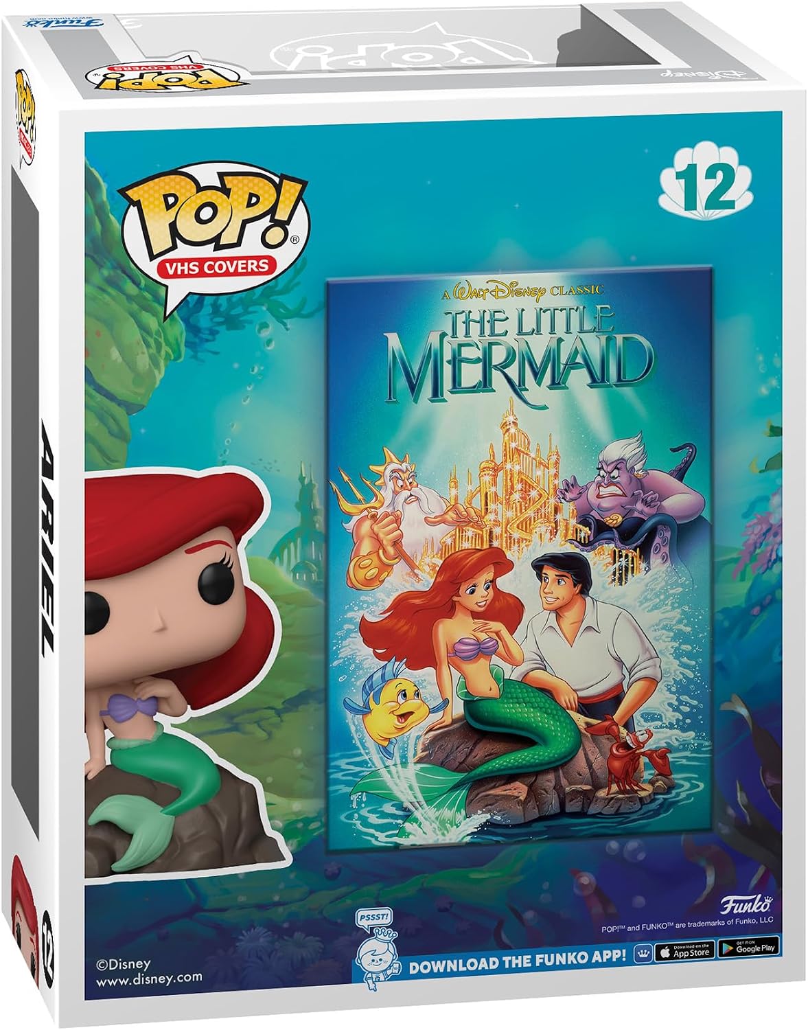 Funko Pop! VHS Cover: Disney - The Little Mermaid, Ariel (Amazon Exclusive)