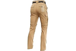 Men's Zip-Off Hiking Pants: Versatile, Lightweight Adventure Companion