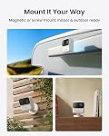 REOLINK Security Cameras Wireless Outdoor, AI Person Detection, Magnetic Mount, 9-Month Battery Life, 1080p Night Vision Indoor Camera, Dual-Band 2.4/5GHz WiFi, No Subscription, IP67, Argus MagiCam