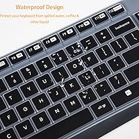 Vista 3 de Logitech - Funda para teclado inalámbrico Logitech MK235, protector de piel de teclado MK235, color negro