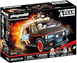 SUNNY, Playmobil, Conjunto de brinquedos, Van Esquadrão Classe A, Bonecos e Acessórios - 69 Peças