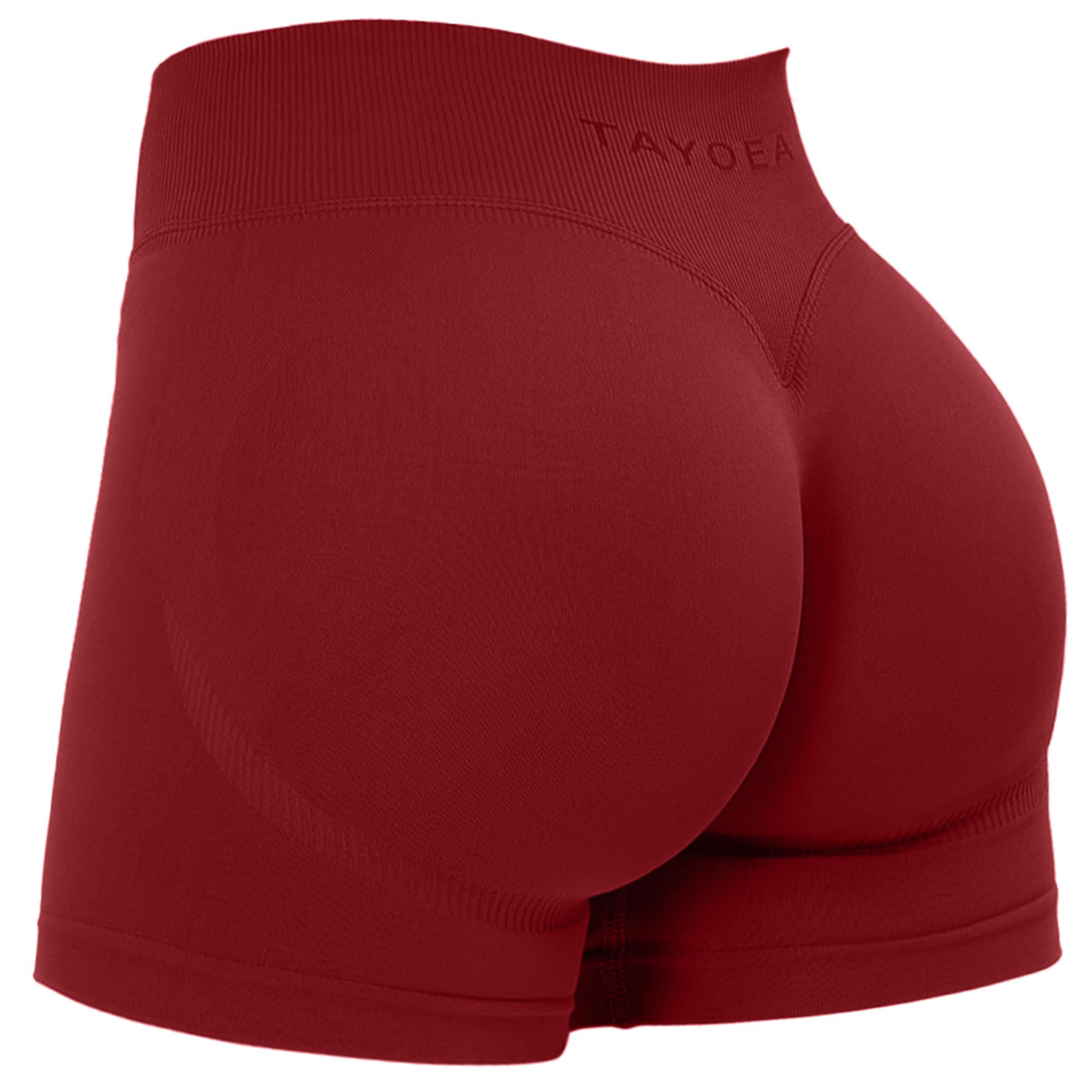 TAYOEA Sport Shorts Invisible Scrunch Butt Shorts Damen Nahtlose Push Up Kurze Gym Yoga Shorts Workout Radlerhose Damen