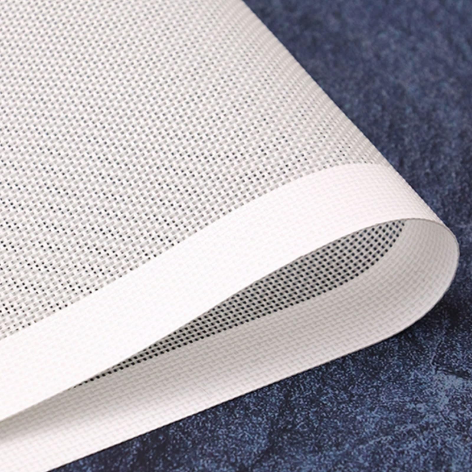 Wiederverwendbar Fiberglas-Silikon-Backmatte, atmungsaktives Gitter, leicht, antihaftbeschichtet, vielseitig einsetzbar, waschbar Klebt nicht(40cm1pcs)