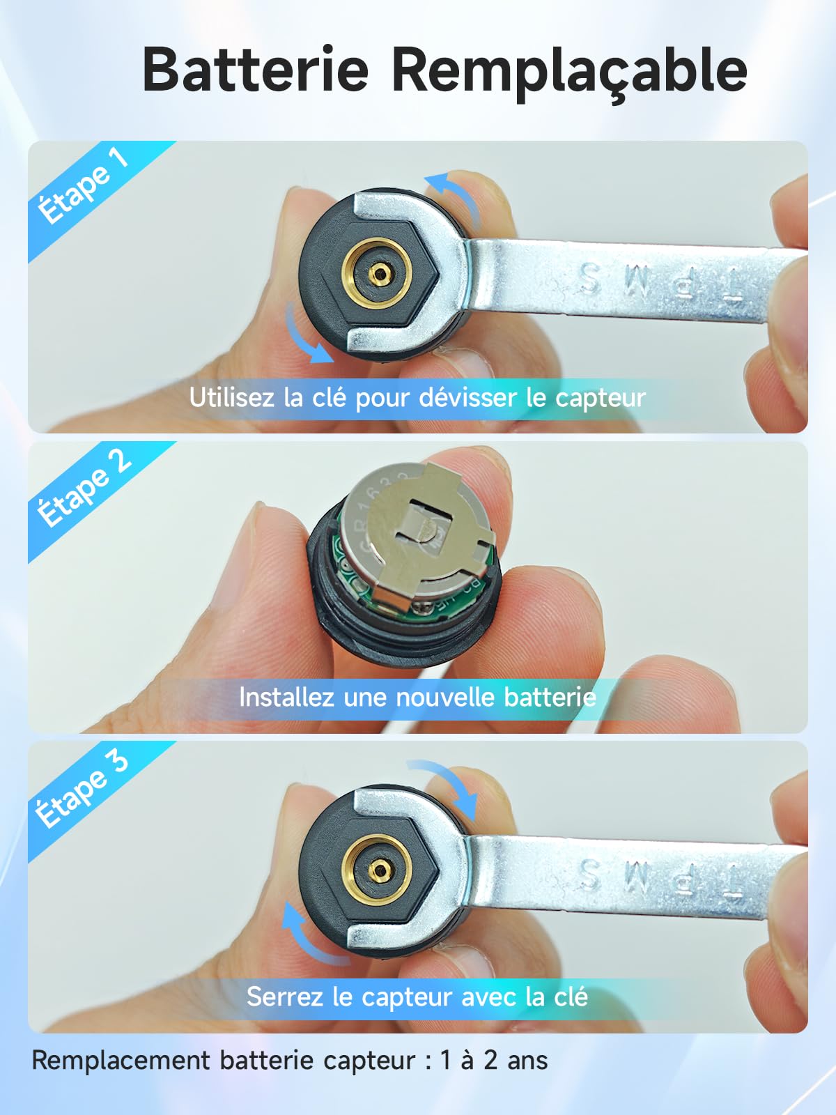 MOMAN TPMS Système Surveillance Pression Pneus Bluetooth Capteurs Lot4 | Capteur pression pneus voiture, suivi Bluetooth via application, alerte température, données en temps réel, camping-car