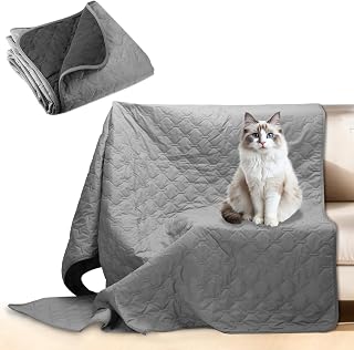 QWORK® Waterproof Dog Blanket, 6x6 Inch Washable Cat Blanket, Pet Blanket, for Bed, Sofa, Furniture