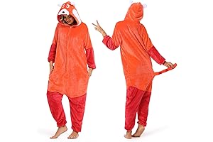 Afoxsos Red Panda Onesie for Adults: Unleash Your Inner Panda Mei