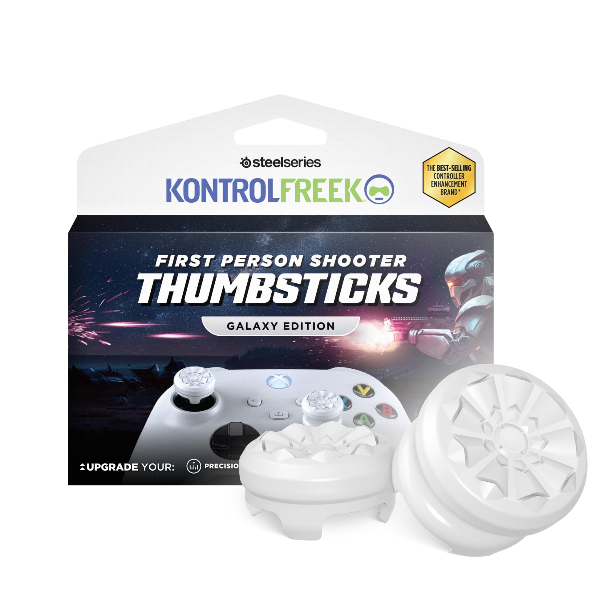Amazon.com: KontrolFreek FPS Freek Galaxy White for Xbox One and