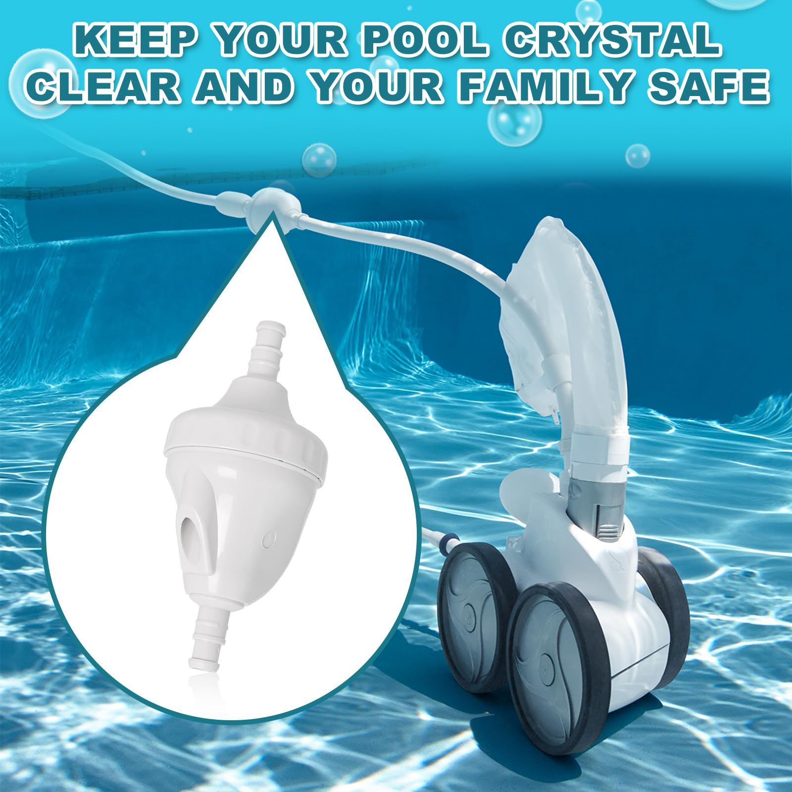 Kit Ricambio Valvola G52 Per Pulitore Piscina Polaris, Corpo Rinforzato, Durata Maggiore