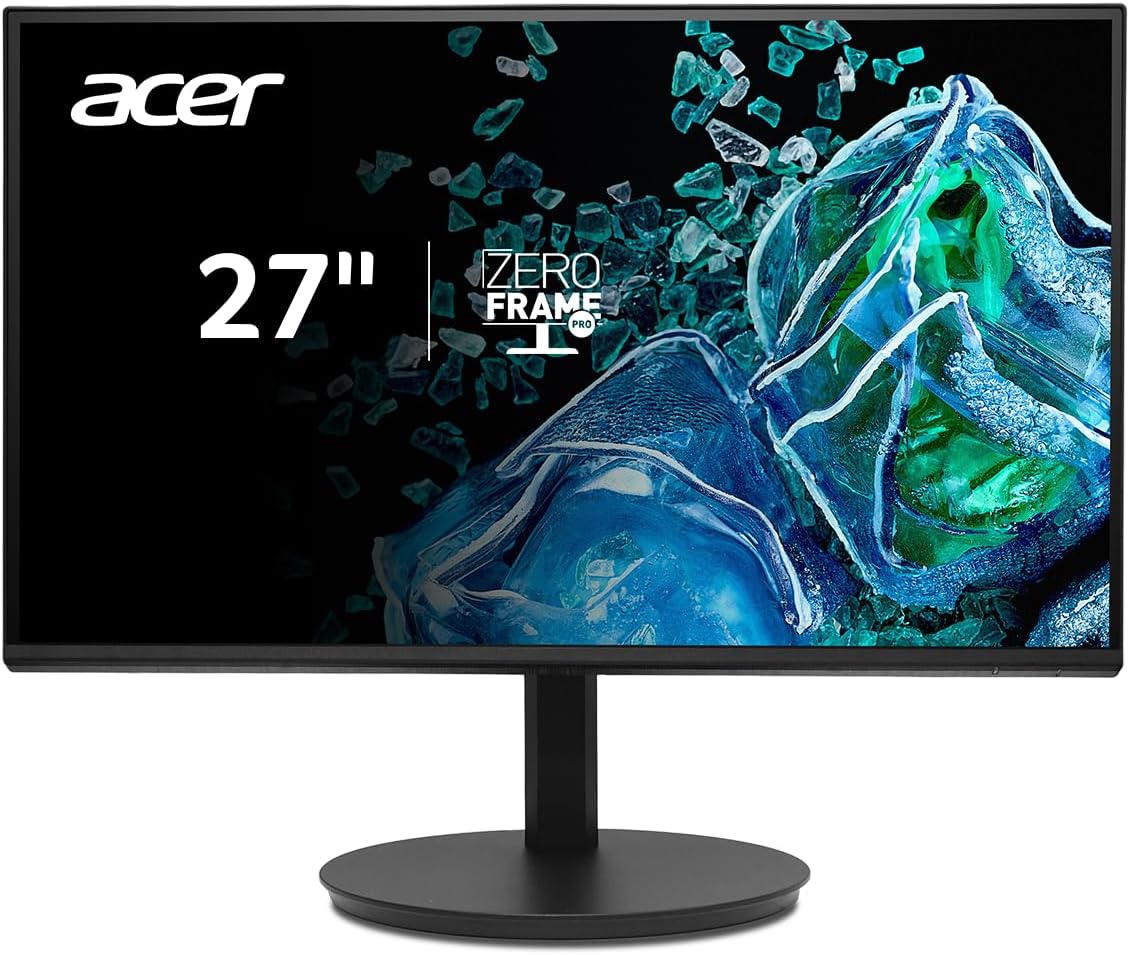 Vero 27” FHD 1920 x 1080 ZeroFrame Design IPS Home Office Monitor Adaptive-Sync Up to 120Hz Refresh 1ms (VRB) 1 x Display Port 1.2, 1 x HDMI 1.4 & 1 x VGA CB272 Gbmiprx