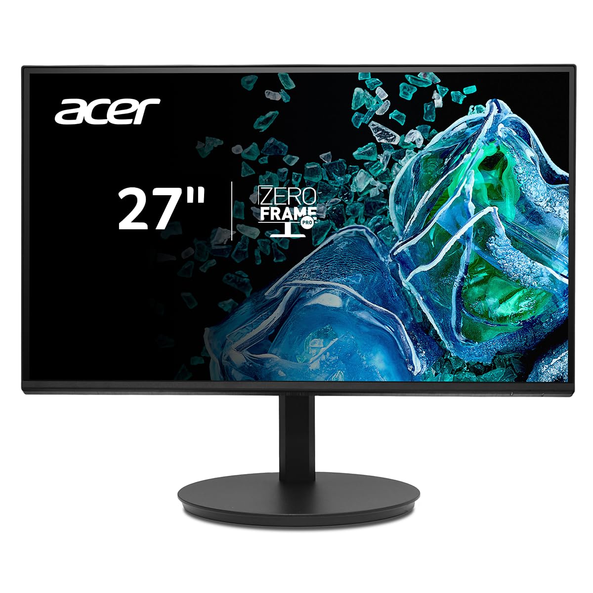 acer Vero 27” FHD 1920 x 1080 ZeroFrame Design IPS Home Office Monitor Adaptive-Sync Up to 120Hz Refresh 1ms (VRB) 1 x Display Port 1.2, 1 x HDMI 1.4 & 1 x VGA CB272 Gbmiprx